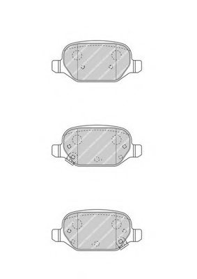 FERODO FDB4464 Brake Pad Set, disc brake